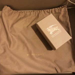 Burberry mini box and dust bag.